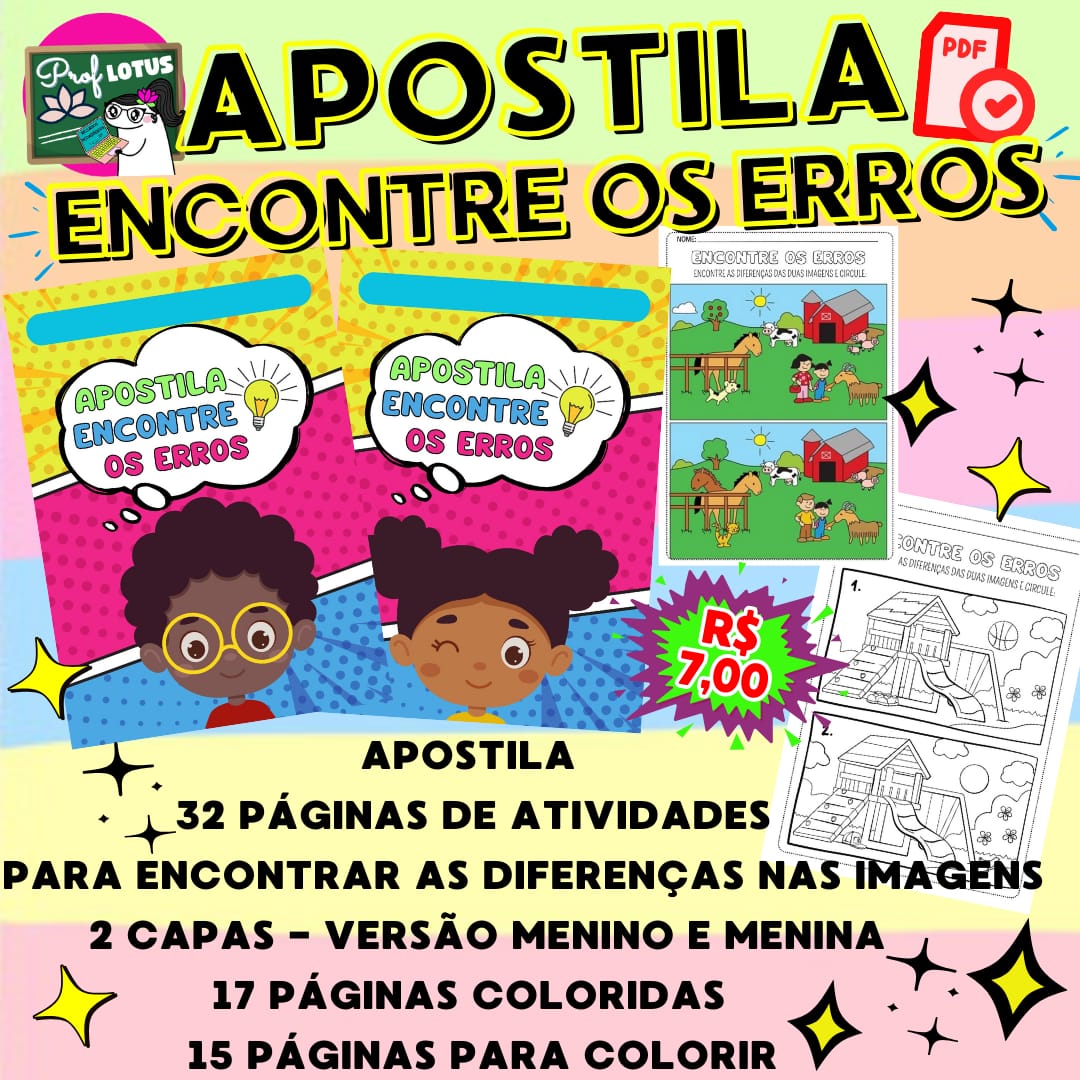 APOSTILA ENCONTRE OS ERROS - Imagem 2