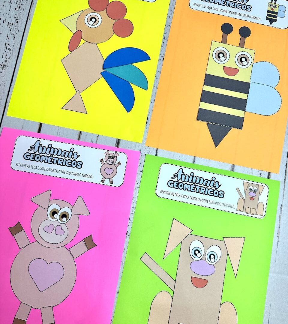 ANIMAIS GEOMÉTRICOS