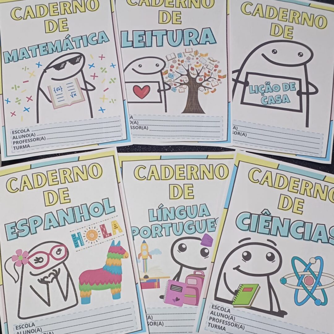 CAPAS CADERNOS FLORKS