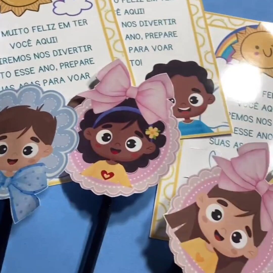 KIT VOLTA ÀS AULAS TEMA CRIANÇAS