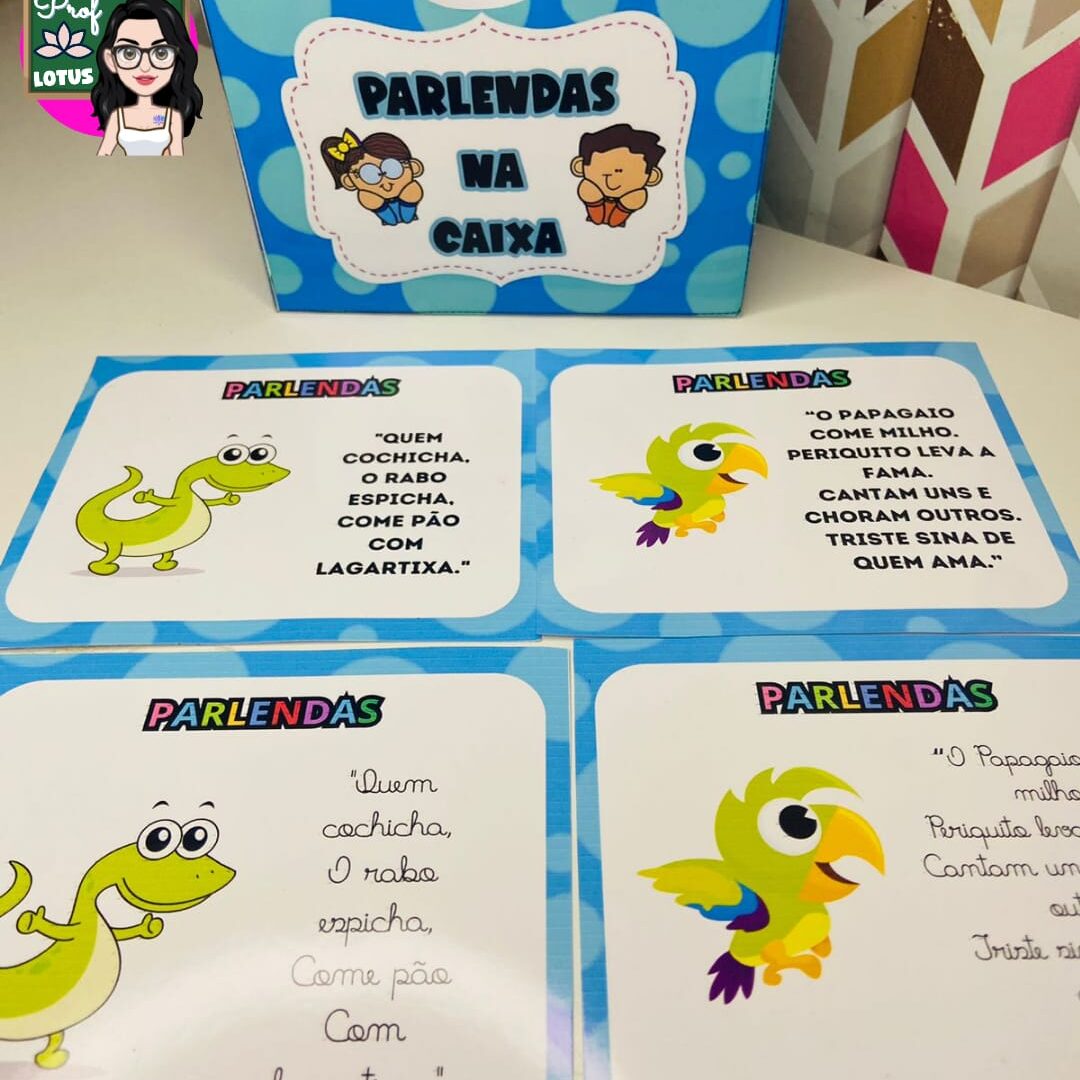 PARLENDAS NA CAIXA FLORKS