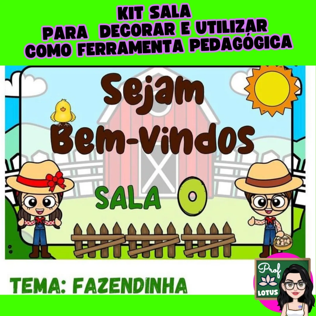 KIT SALA FAZENDINHA