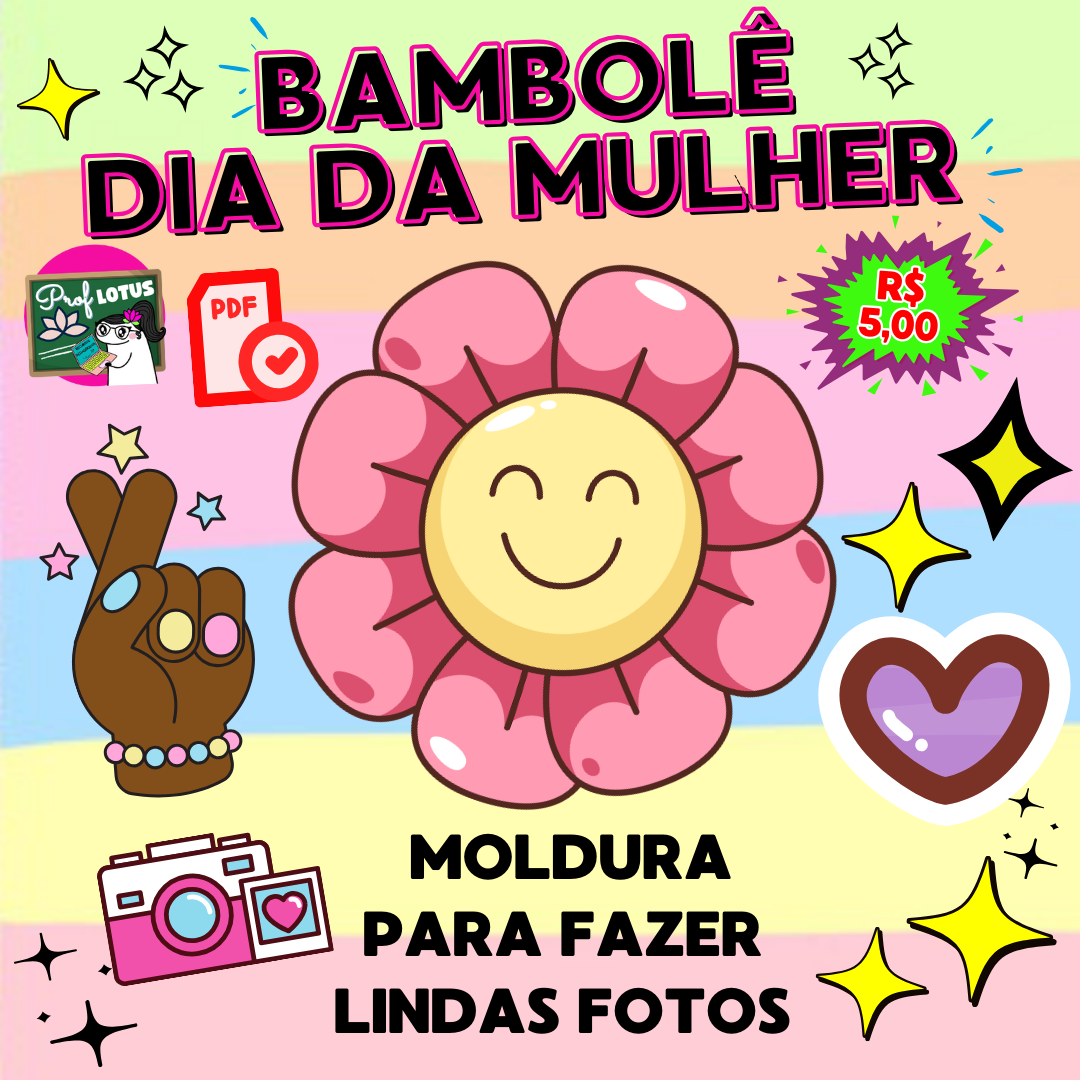 MOLDURA BAMBOLÊ DIA DA MULHER - Imagem 5
