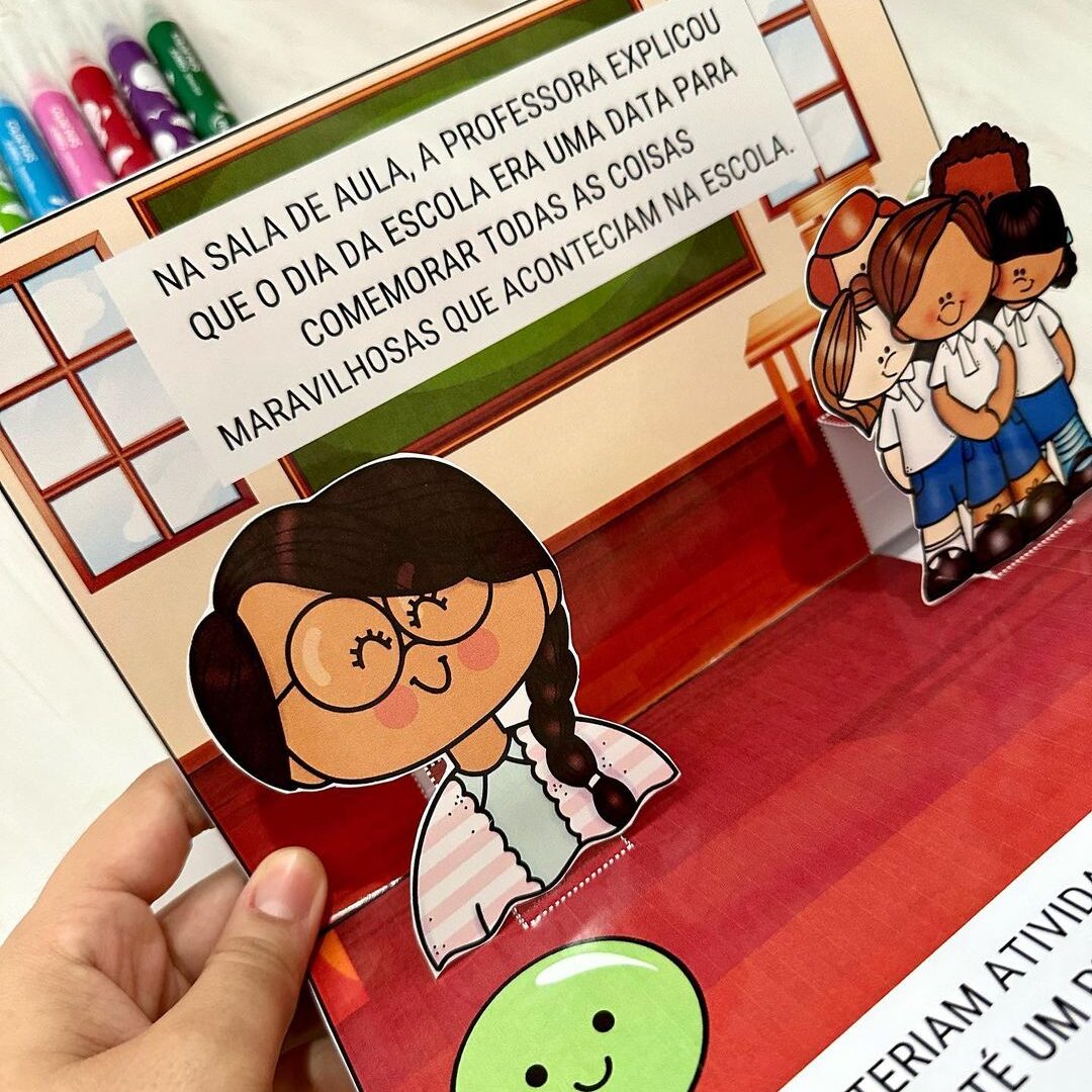 LIVRO 3D O DIA DA ESCOLA