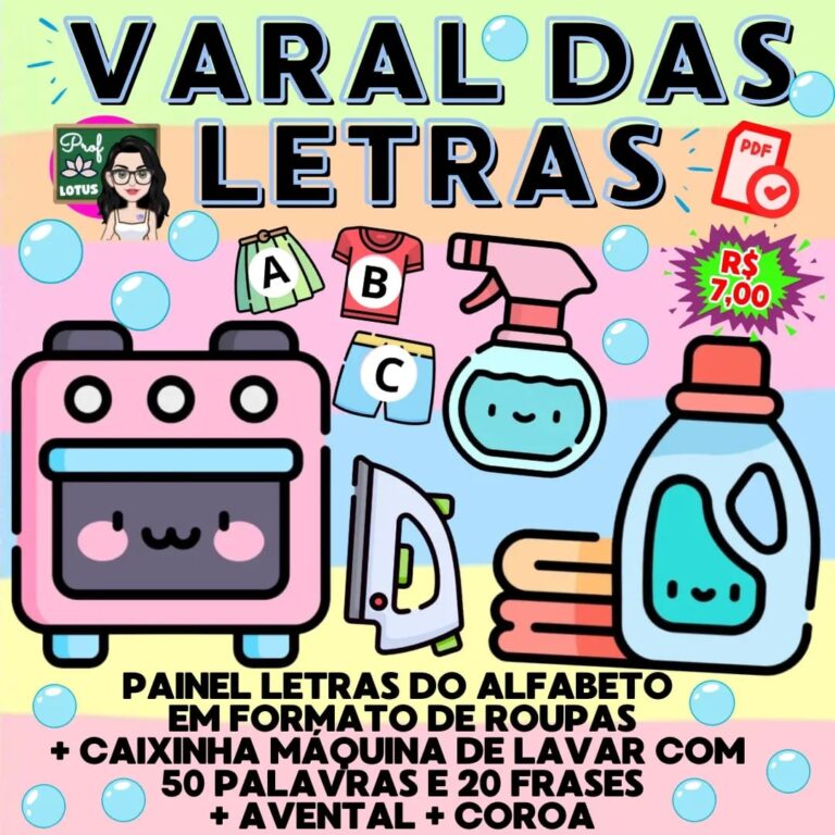 VARAL DAS LETRAS – Prof Lotus – Recursos Pedagógicos