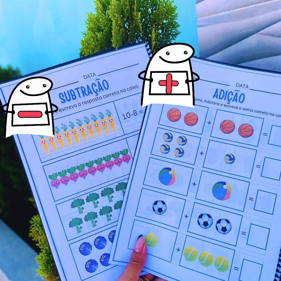 APOSTILAS ADIÇÃO E SUBTRAÇÃO FLORKS