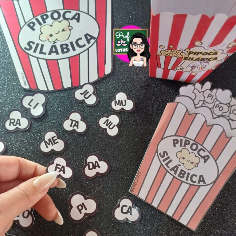 PIPOCA SILÁBICA – Prof Lotus – Recursos Pedagógicos