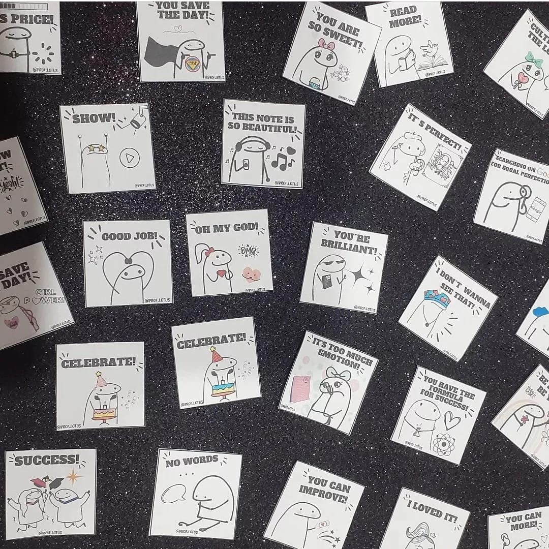 FIGURINHAS INCENTIVOS FLORKS EM INGLÊS MIX STICKERS