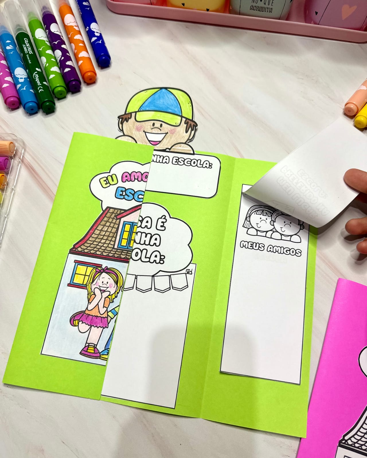 LAPBOOK MINHA ESCOLA - Imagem 13