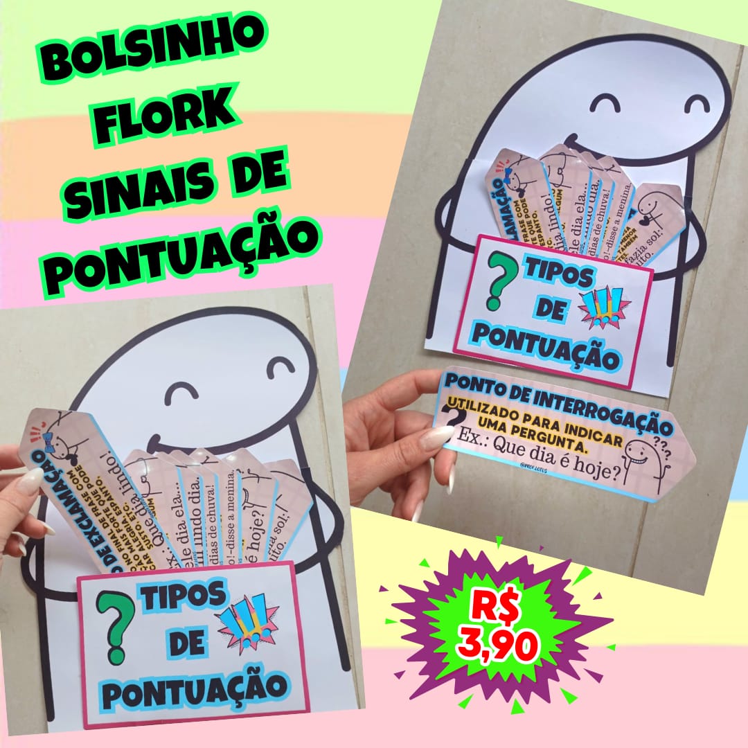BOLSINHO FLORK SINAIS DE PONTUAÇÃO