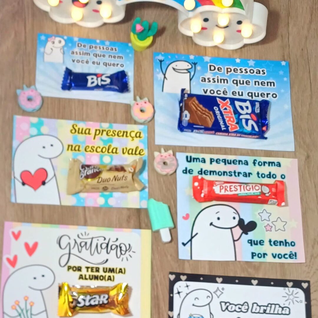 CARTÕES LEMBRANCINHAS FLORKS