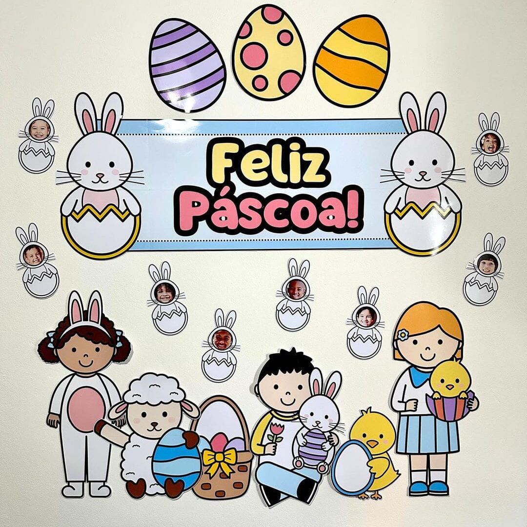 PAINEL DA PÁSCOA PERSONALIZÁVEL