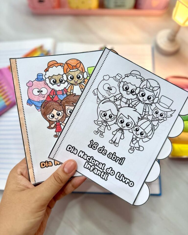 LIVRINHO PARA COLORIR DIA DO LIVRO INFANTIL – Prof Lotus – Recursos ...