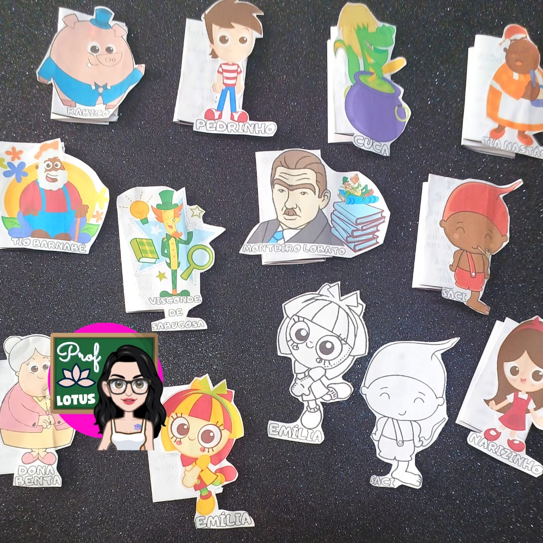 MINI LIVROS PERSONAGENS SÍTIO DO PICA-PAU AMARELO - Imagem 5