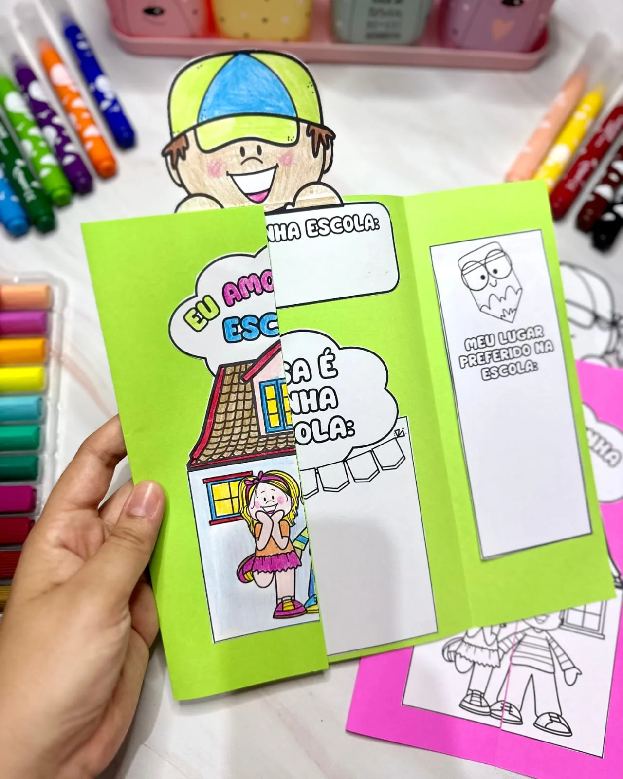 LAPBOOK MINHA ESCOLA - Imagem 8