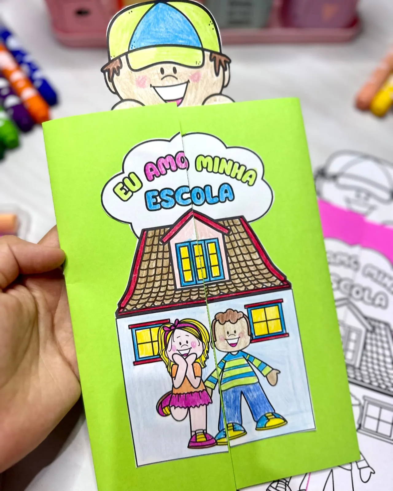 LAPBOOK MINHA ESCOLA - Imagem 7
