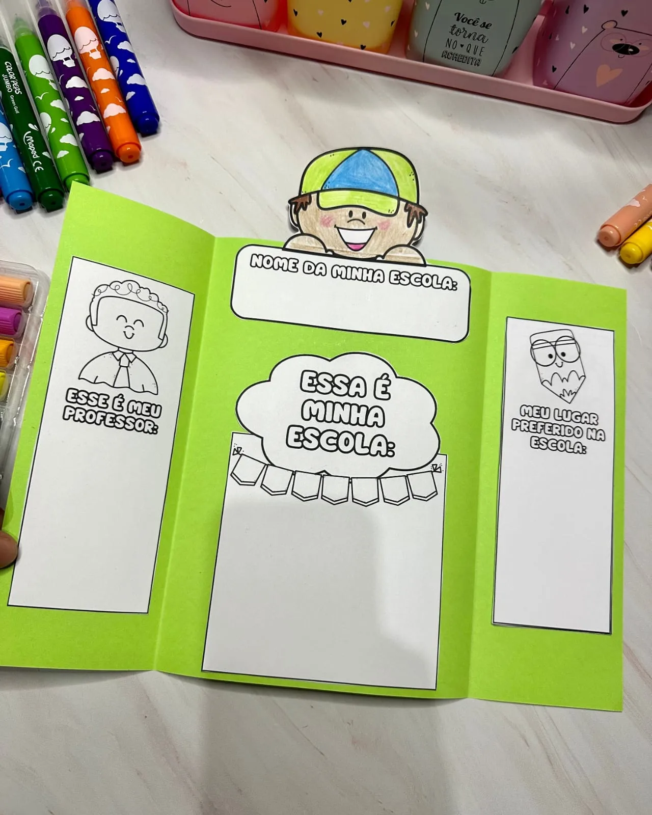 LAPBOOK MINHA ESCOLA - Imagem 3