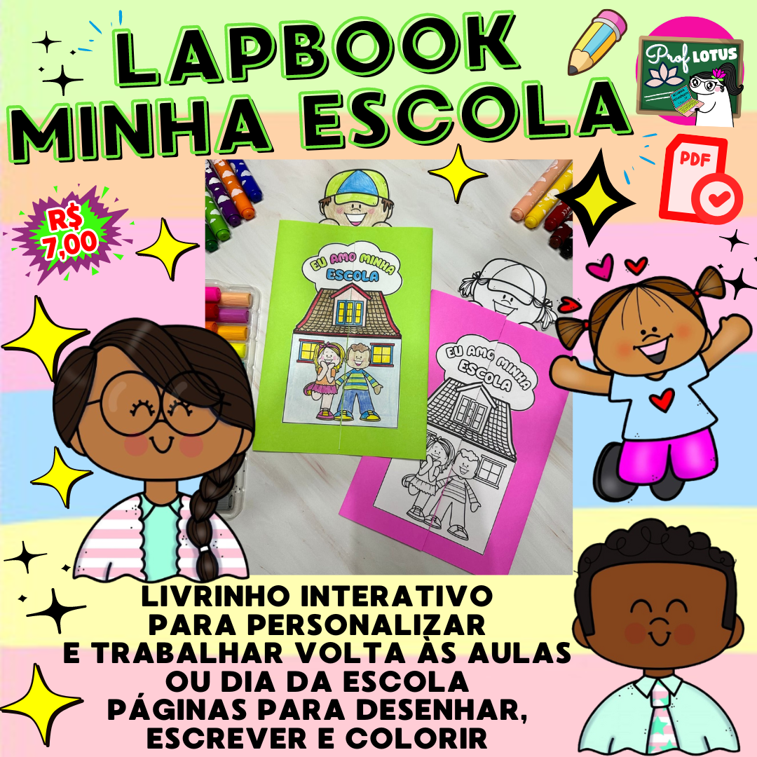 LAPBOOK MINHA ESCOLA - Imagem 2