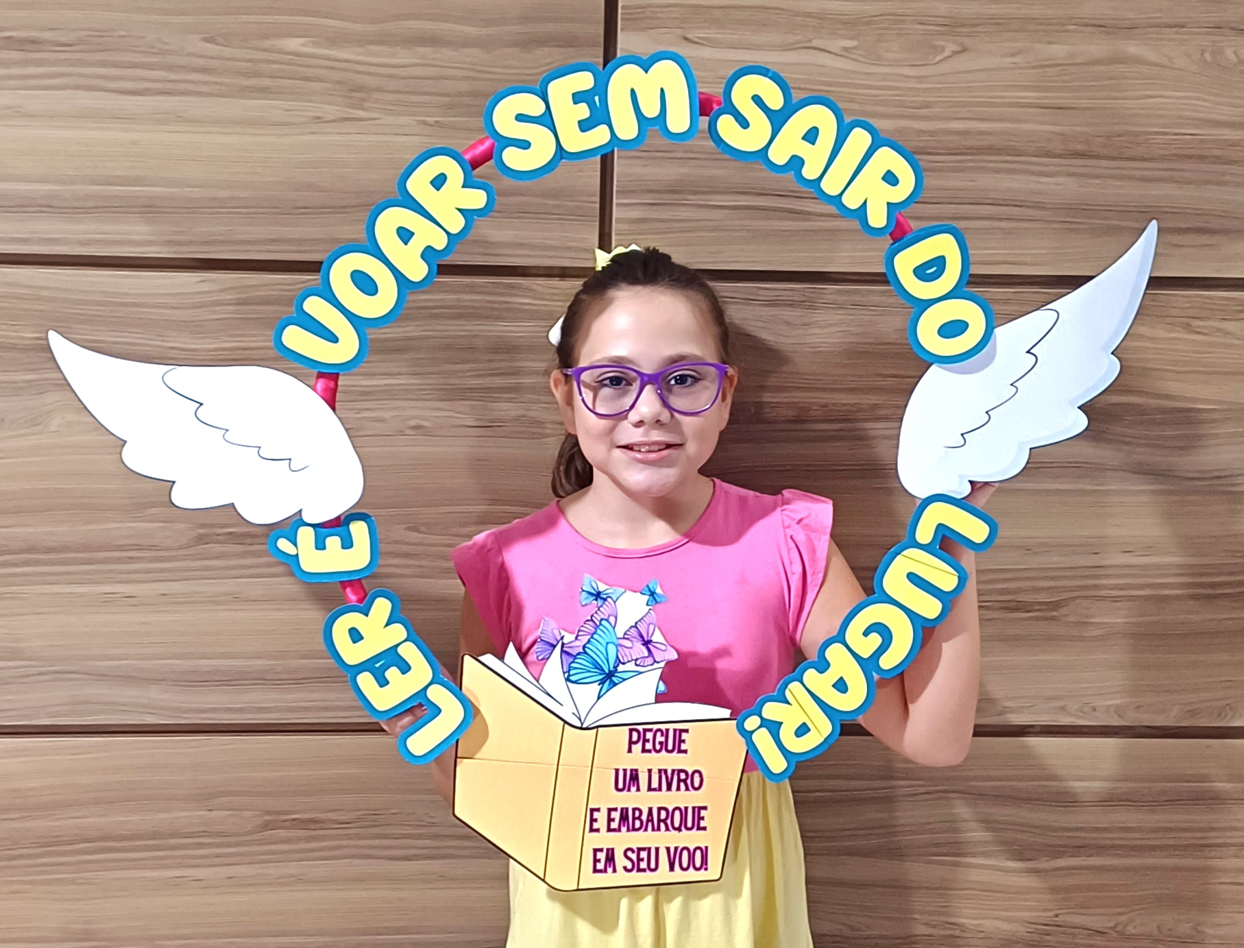 MOLDURA BAMBOLÊ LER É VOAR - Imagem 4
