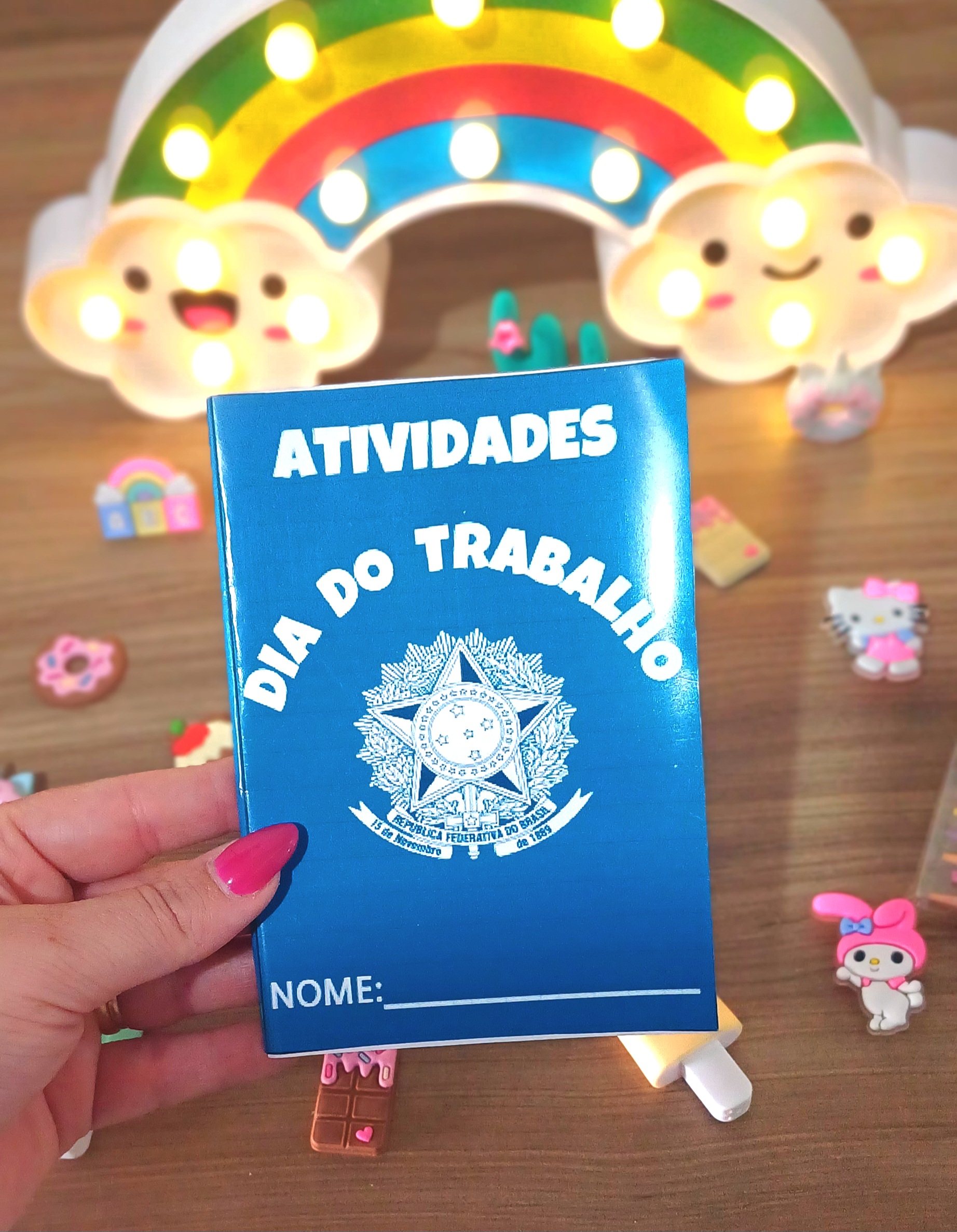 ATIVIDADES DIA DO TRABALHADOR EM FORMA DE CARTEIRA DE TRABALHO - Imagem 10