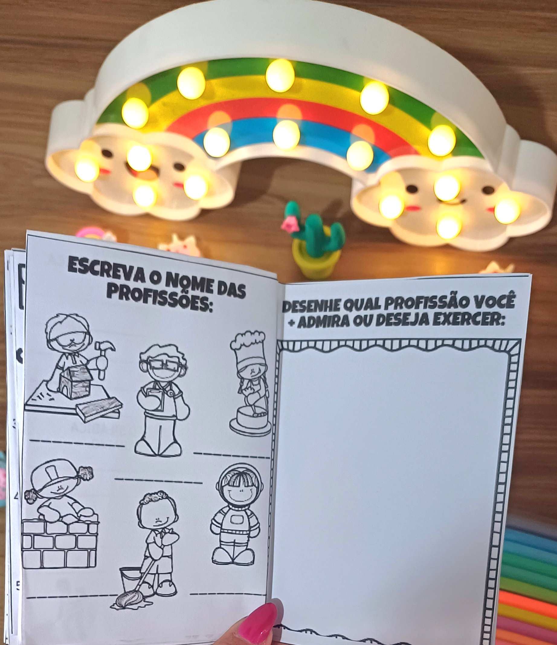 ATIVIDADES DIA DO TRABALHADOR EM FORMA DE CARTEIRA DE TRABALHO - Imagem 3