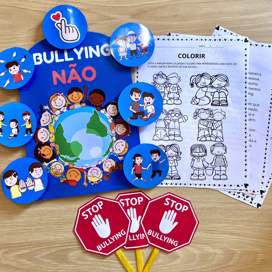 LUVA HISTORINHA + ATIVIDADES BULLYING NÃO