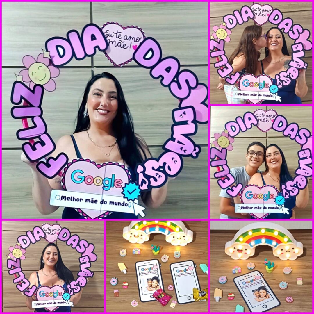MOLDURA BAMBOLÊ DIA DAS MÃES GOOGLE