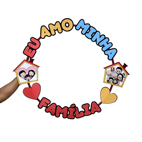 BAMBOLÊ EU AMO A MINHA FAMÍLIA - Imagem 3