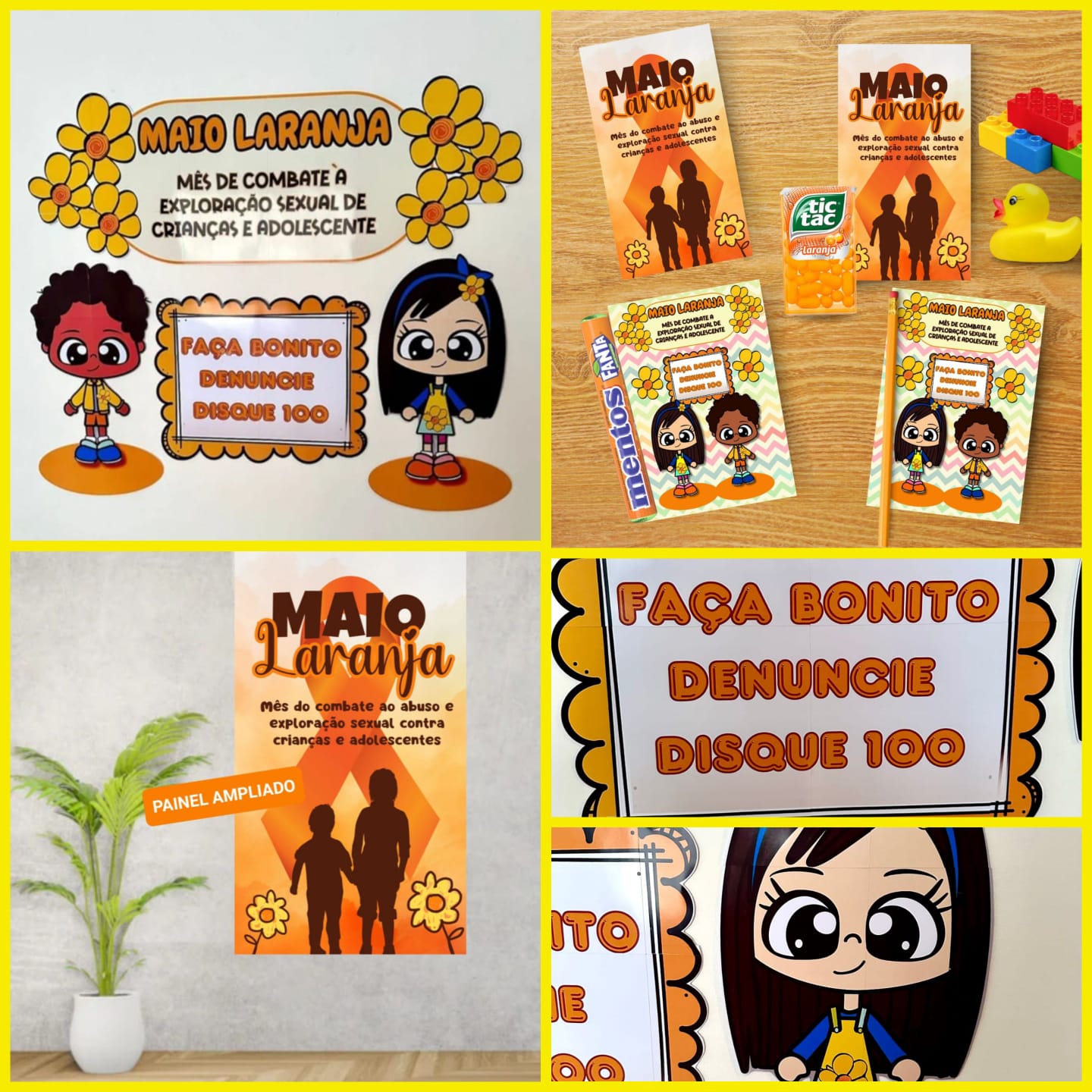 PAINEL MAIO LARANJA