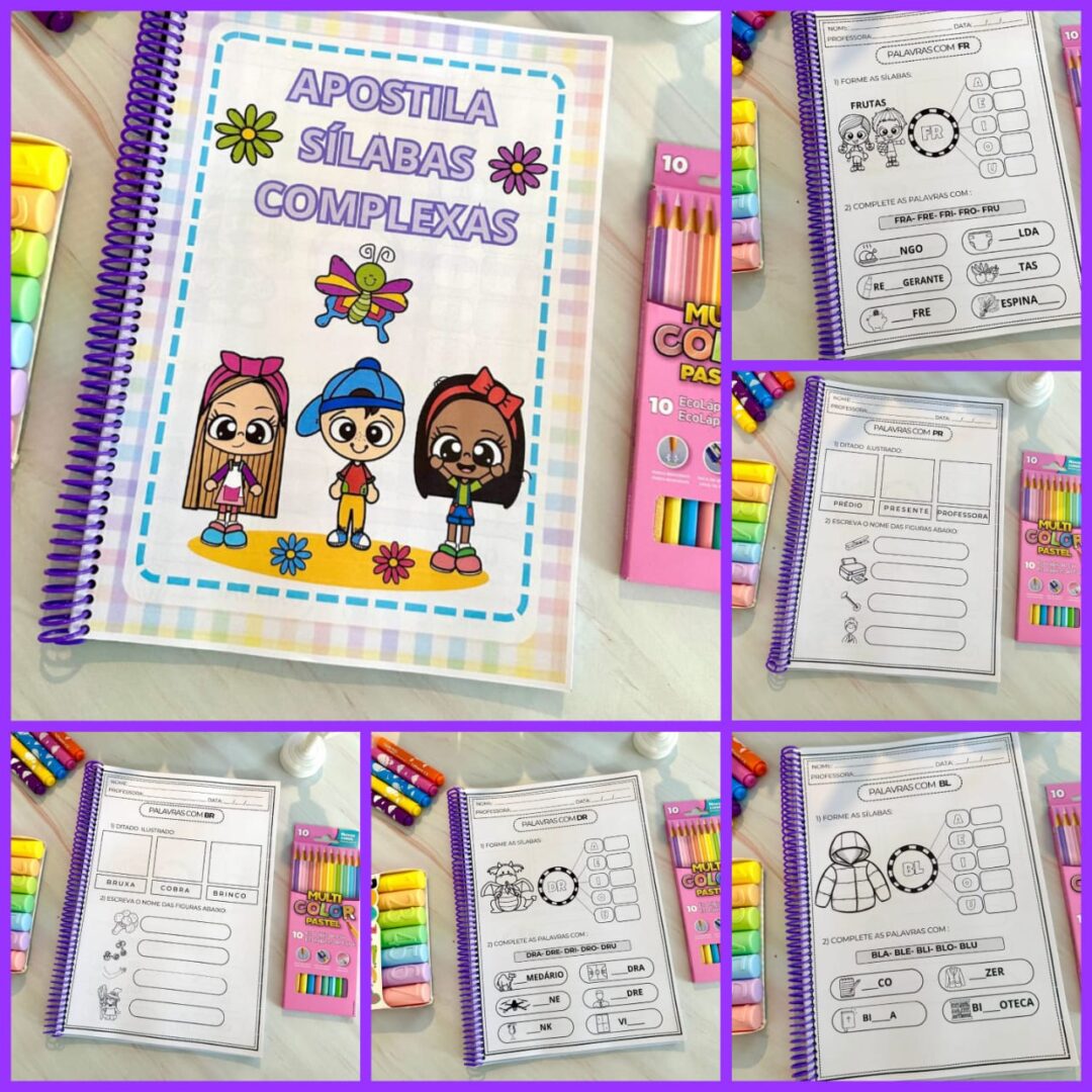 APOSTILA SÍLABAS COMPLEXAS