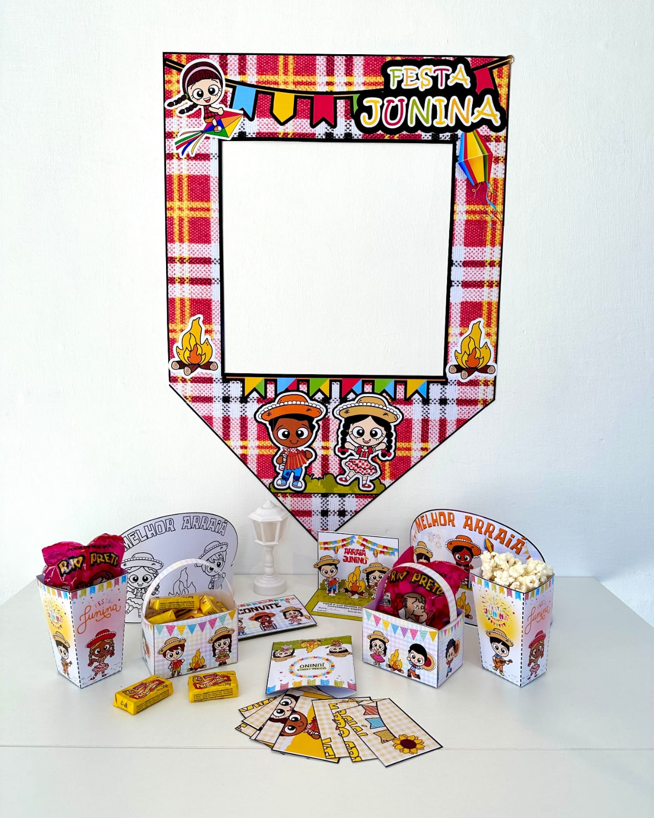 MOLDURA + LEMBRANCINHAS FESTA JUNINA - Imagem 17