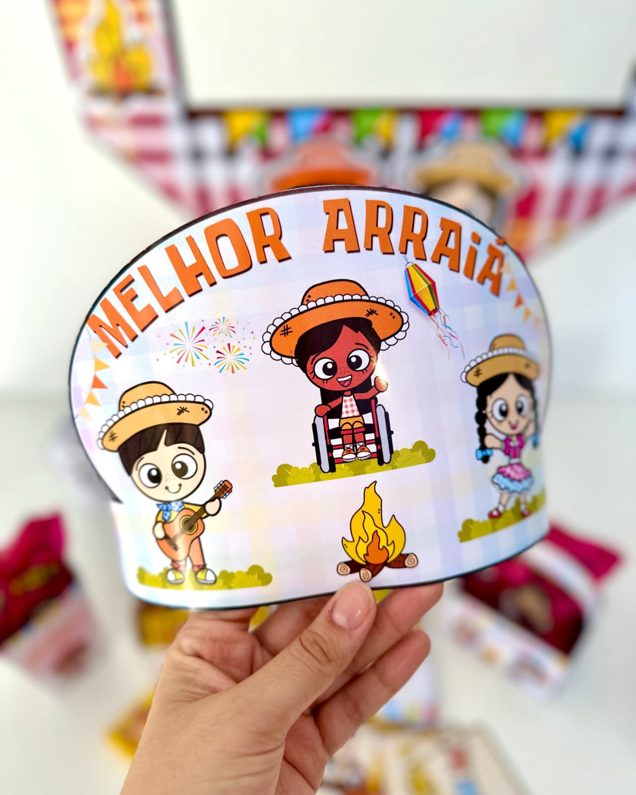MOLDURA + LEMBRANCINHAS FESTA JUNINA - Imagem 19