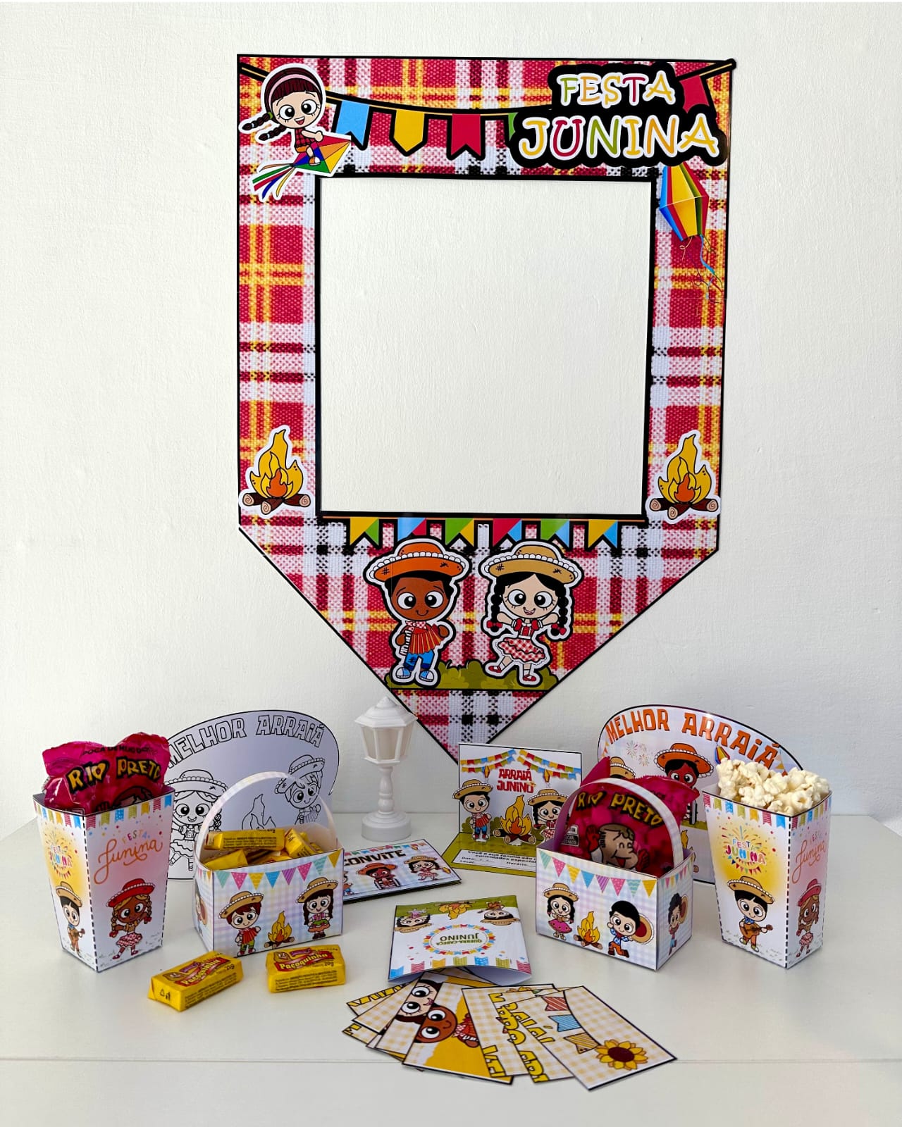 MOLDURA + LEMBRANCINHAS FESTA JUNINA - Imagem 13