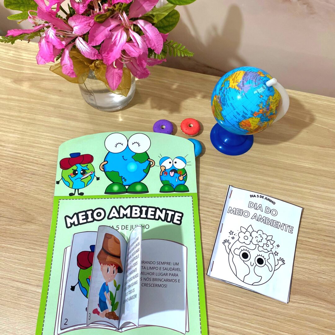 LUVA LIVRINHO INTERATIVO DIA DO MEIO AMBIENTE