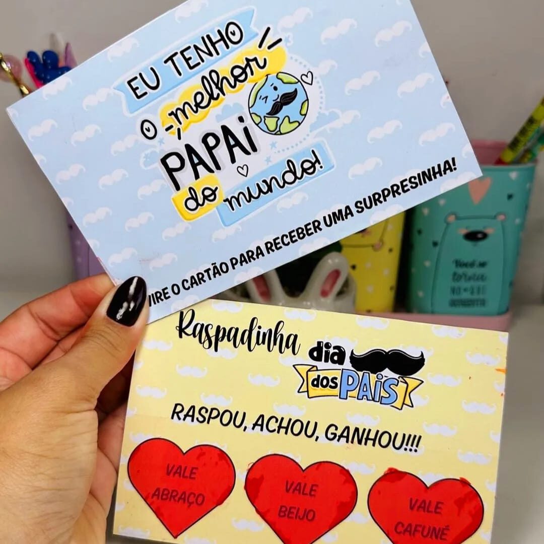 CARTÃO RASPADINHA DIA DOS PAIS