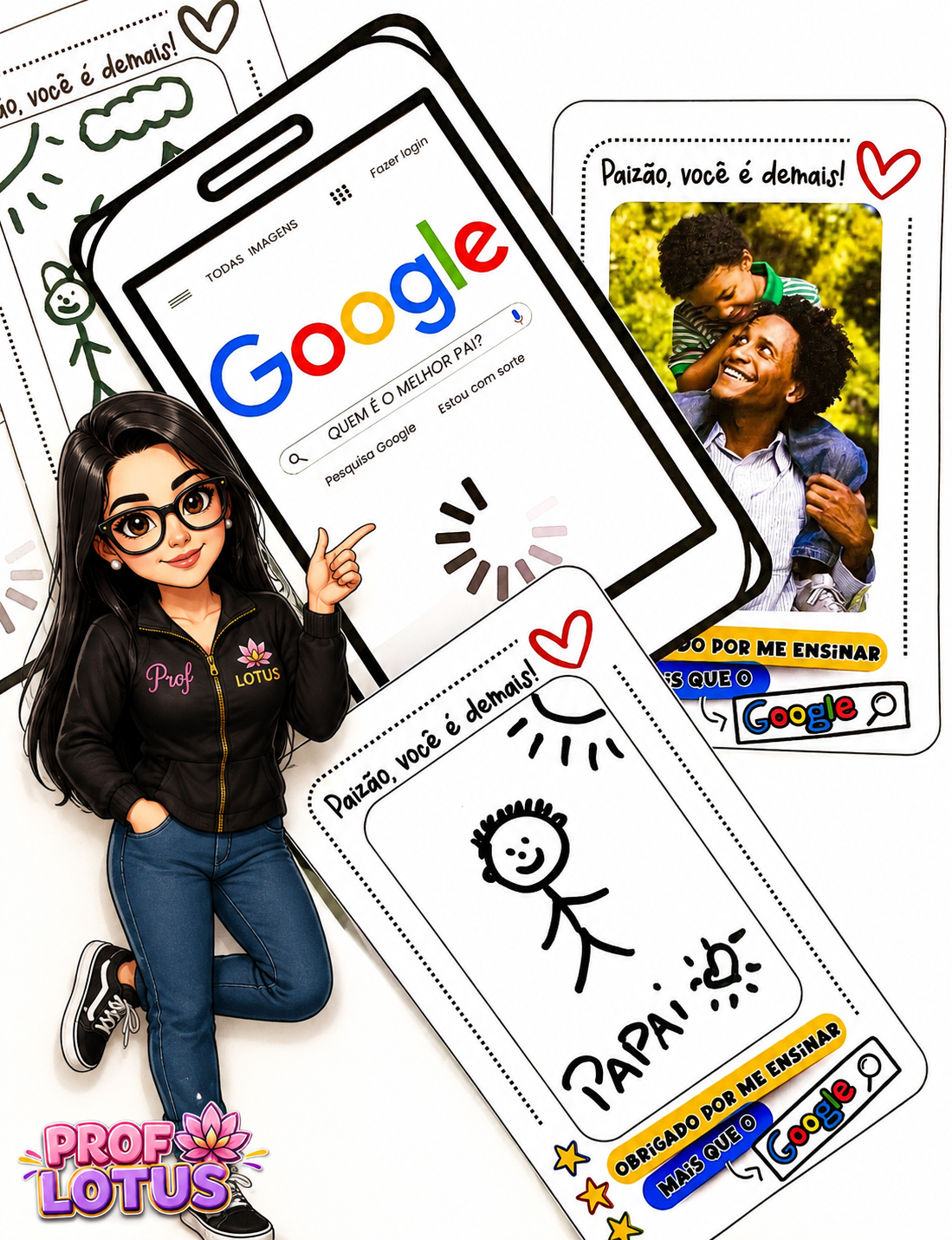 CARTÃO DIA DOS PAIS GOOGLE