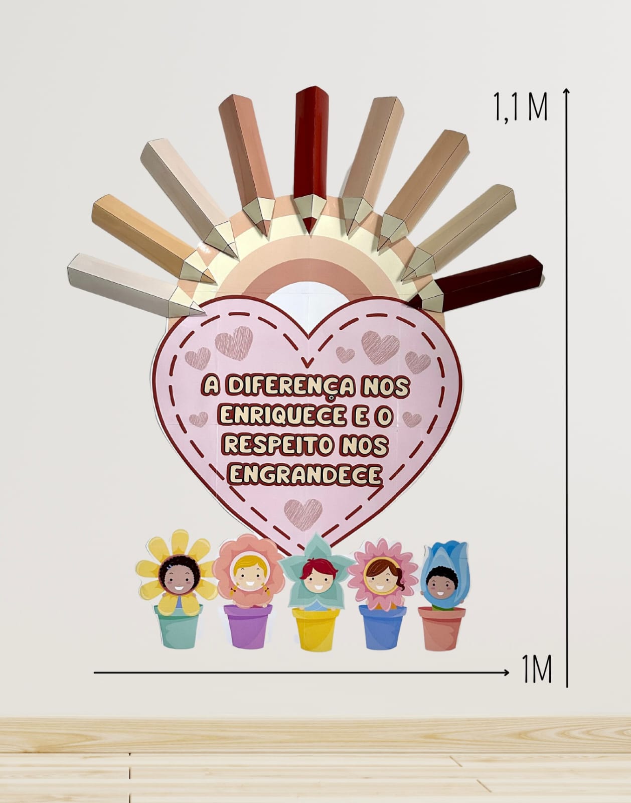PAINEL LÁPIS 3D + TAG LEMBRANCINHA CONSCIÊNCIA NEGRA - Imagem 10