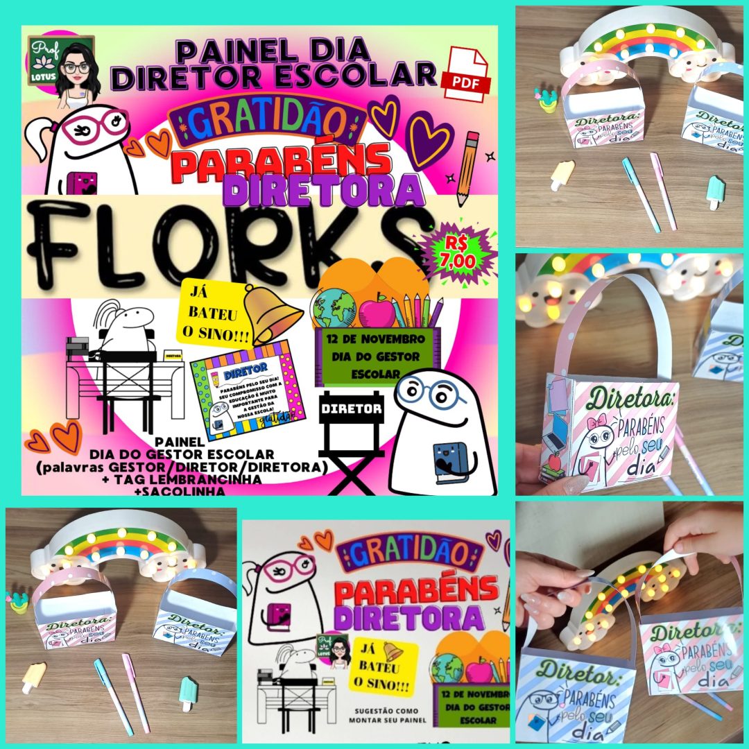 DIA DIRETOR/DIRETORA ESCOLAR - FLORKS