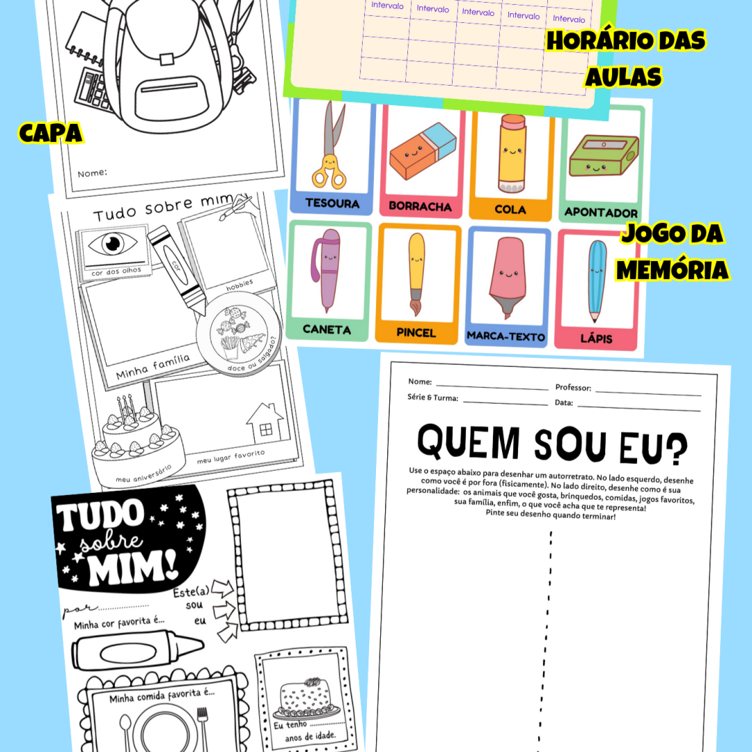 KIT ATIVIDADES VOLTA ÀS AULAS