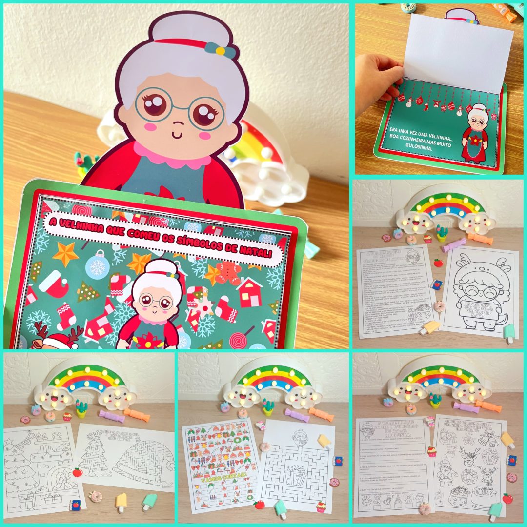 A VELHINHA QUE COMEU OS SÍMBOLOS DE NATAL