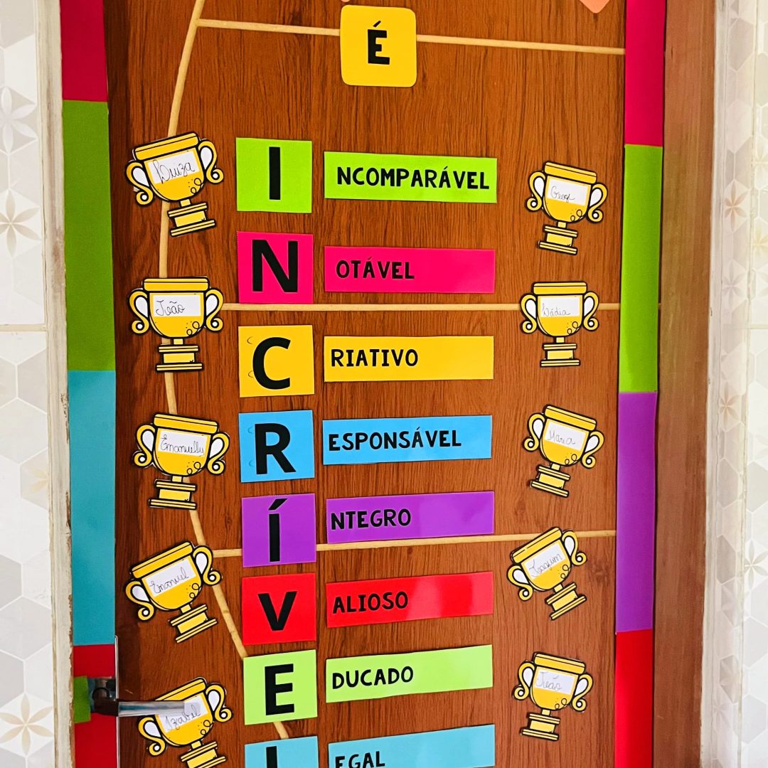 PAINEL ACRÓSTICO AQUI VOCÊ É INCRÍVEL!