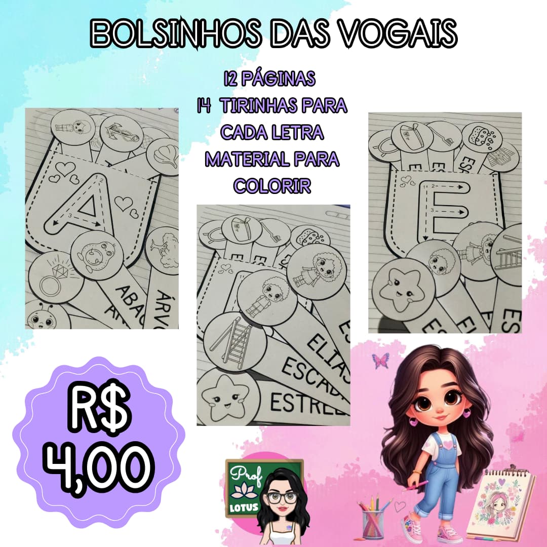 BOLSINHOS DAS VOGAIS