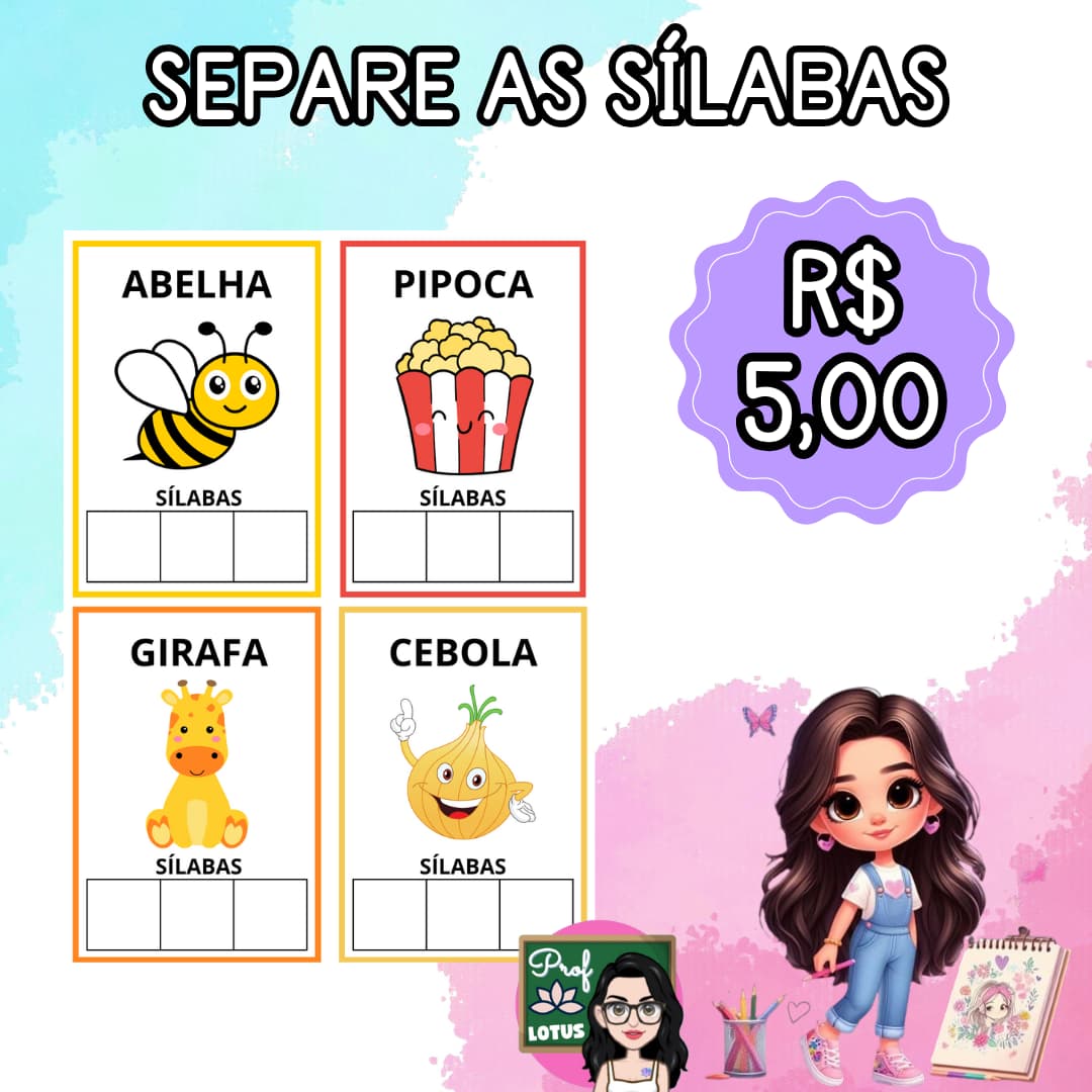 SEPARE AS SÍLABAS