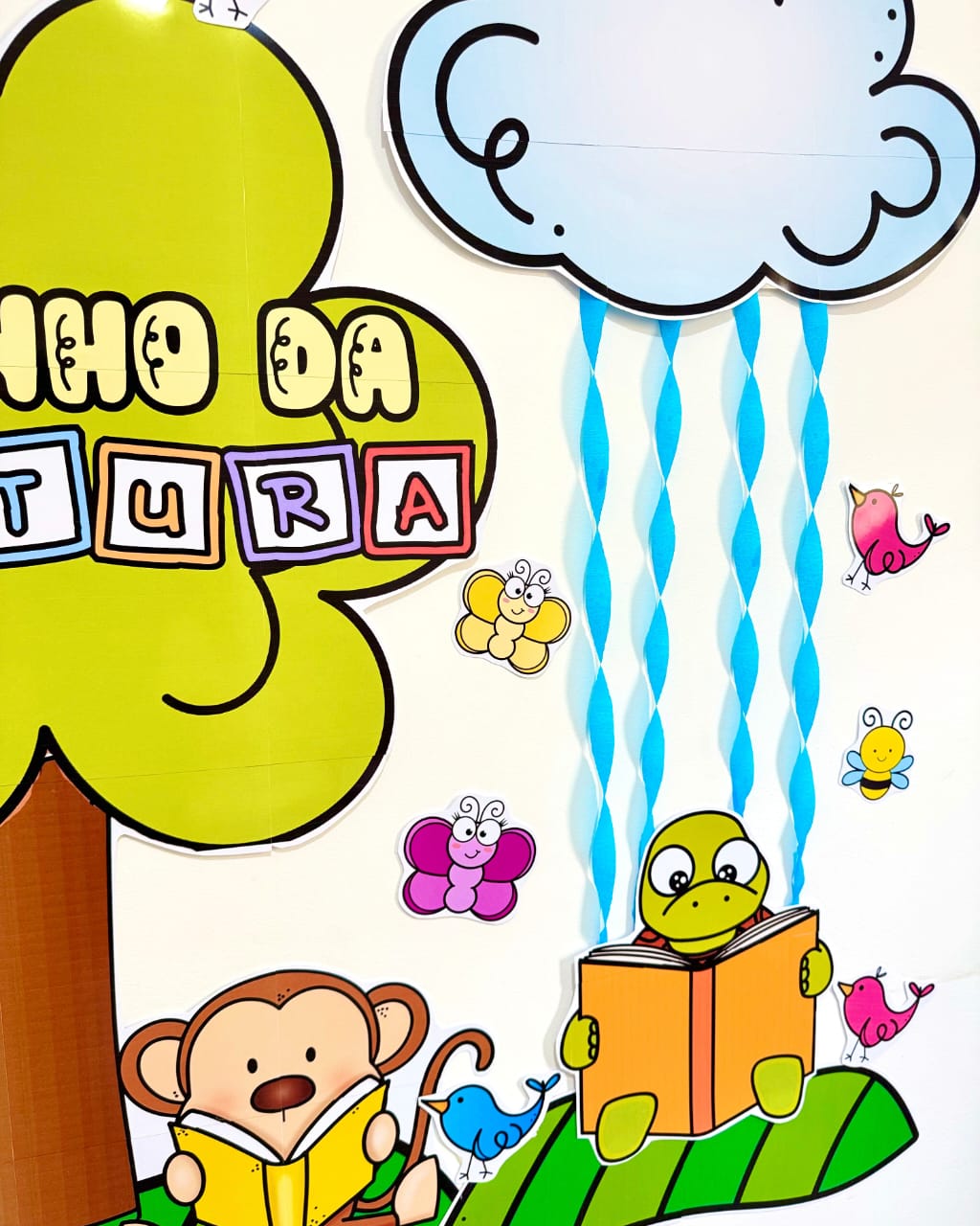 PAINEL CANTINHO DA LEITURA MACAQUINHO - Imagem 7