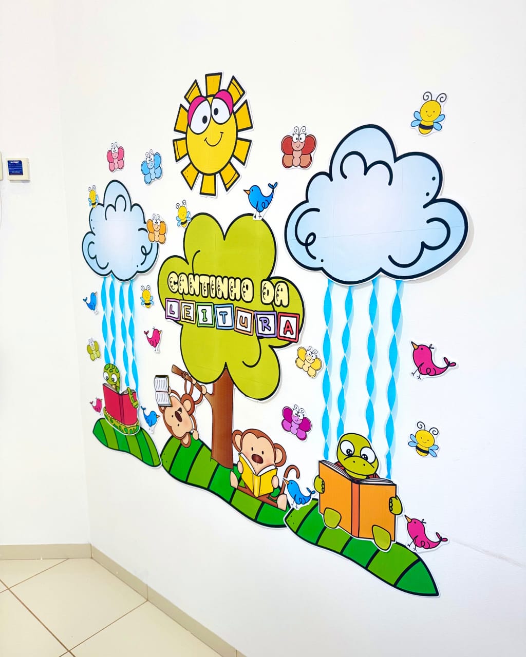 PAINEL CANTINHO DA LEITURA MACAQUINHO - Imagem 15