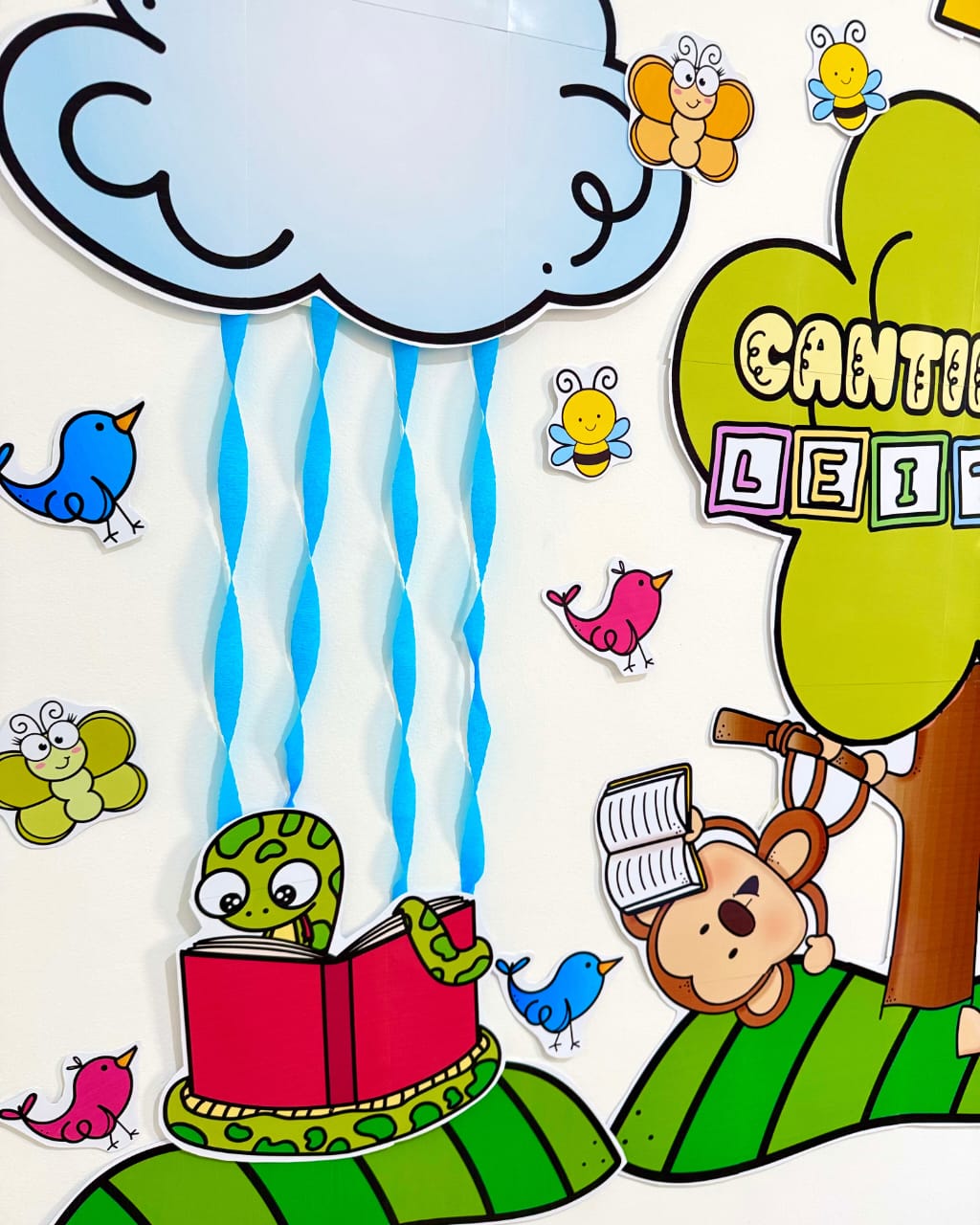 PAINEL CANTINHO DA LEITURA MACAQUINHO - Imagem 18