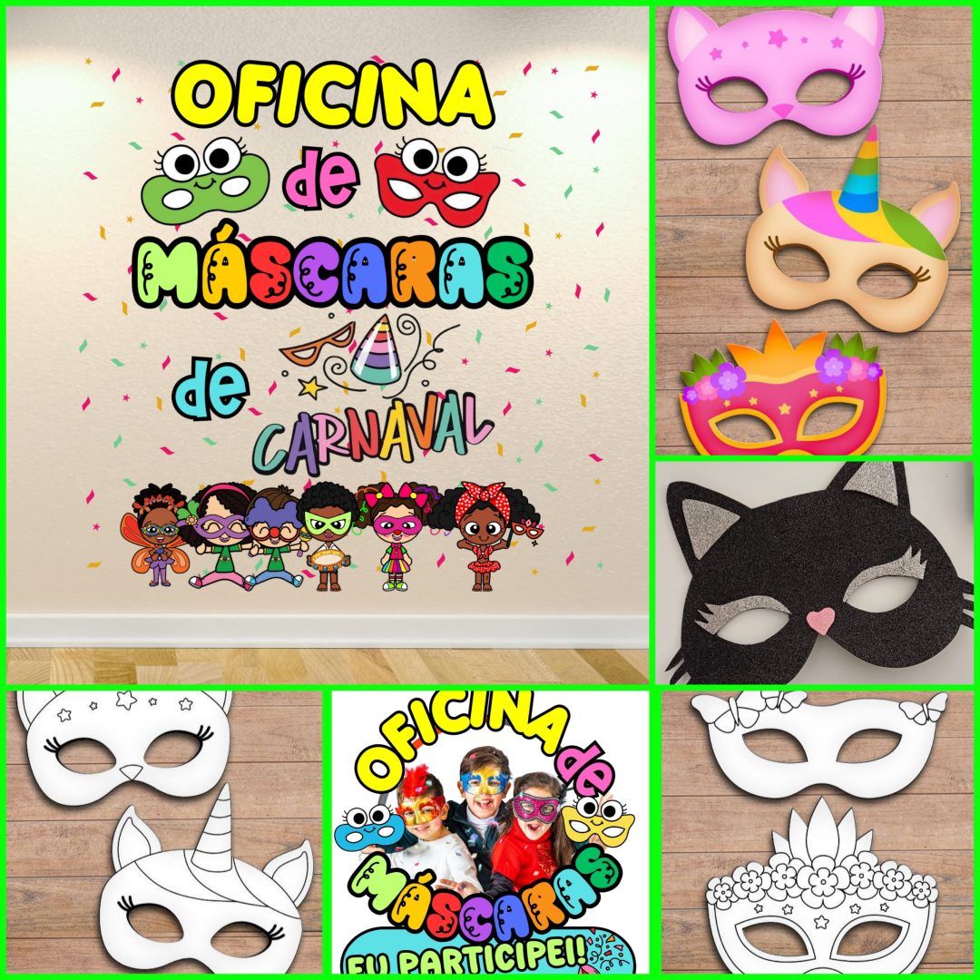 OFICINA DE MÁSCARAS DE CARNAVAL