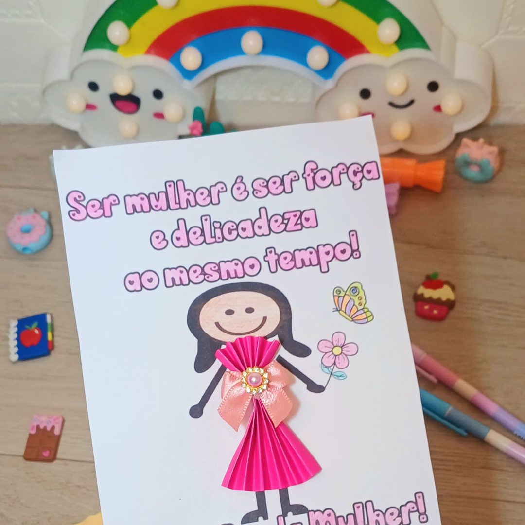 MOLDE MULHER PARA TRABALHAR DIA DAS MULHERES