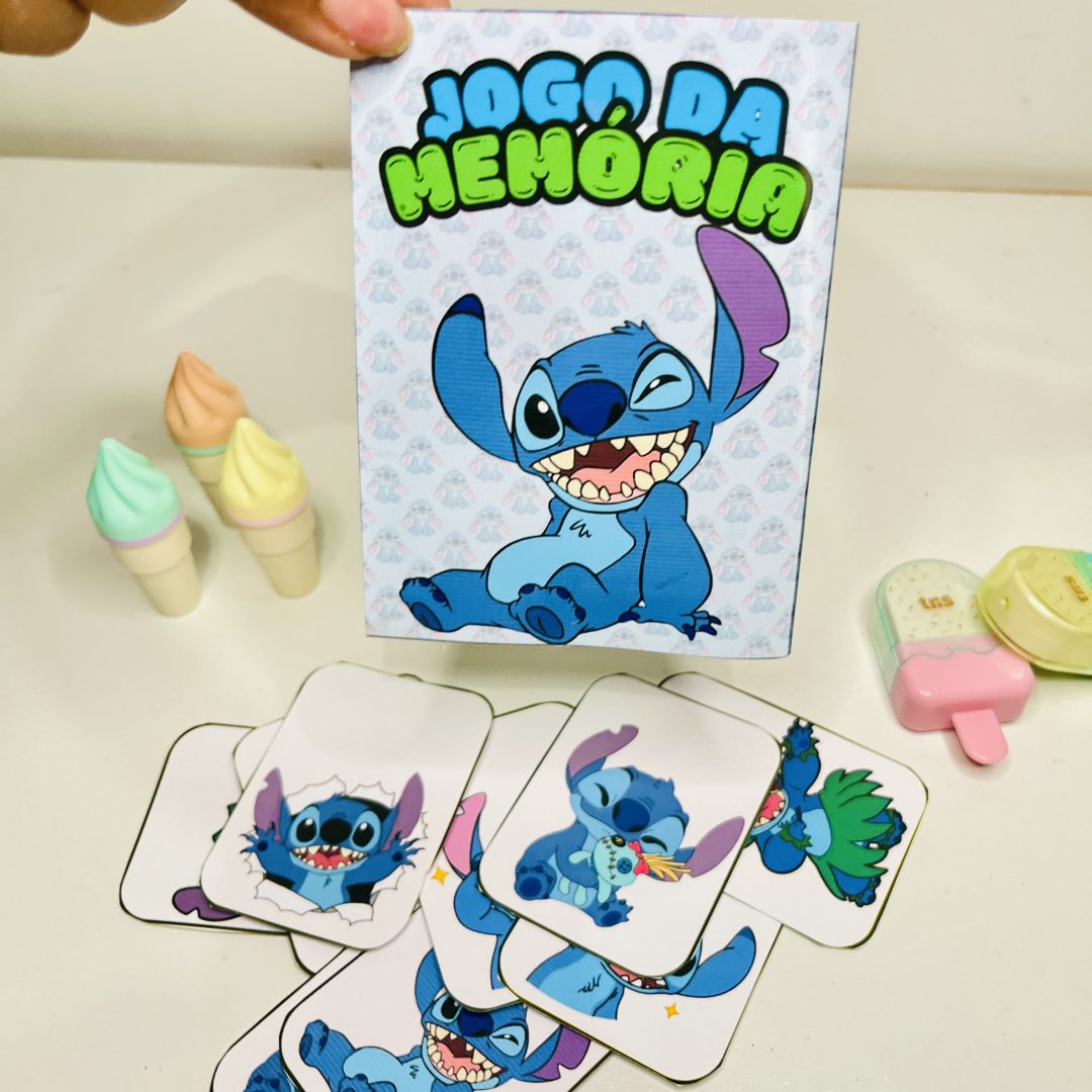JOGO DA MEMÓRIA STITCH
