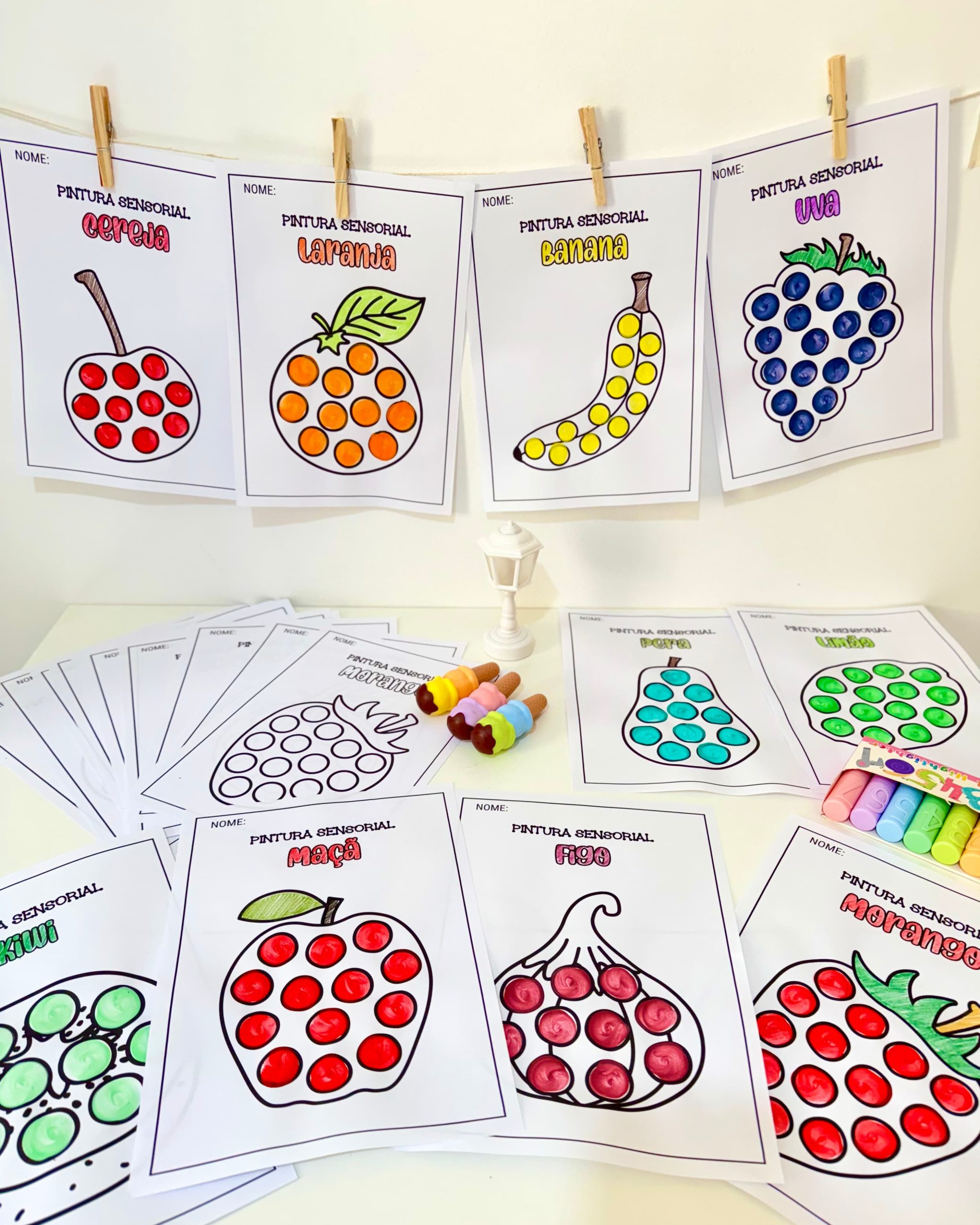 PINTURA SENSORIAL FRUTAS